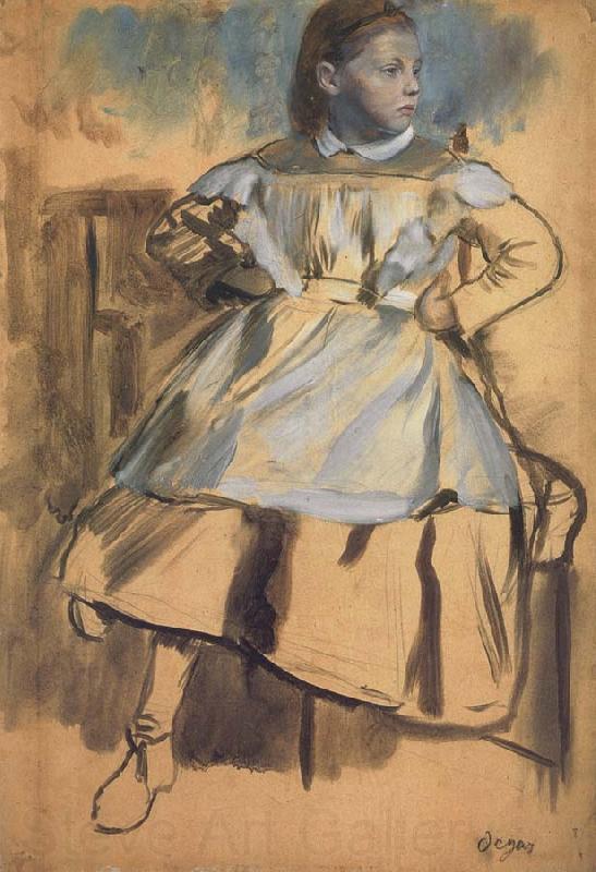 Edgar Degas Glulia Bellelli,Study for the belletti Family